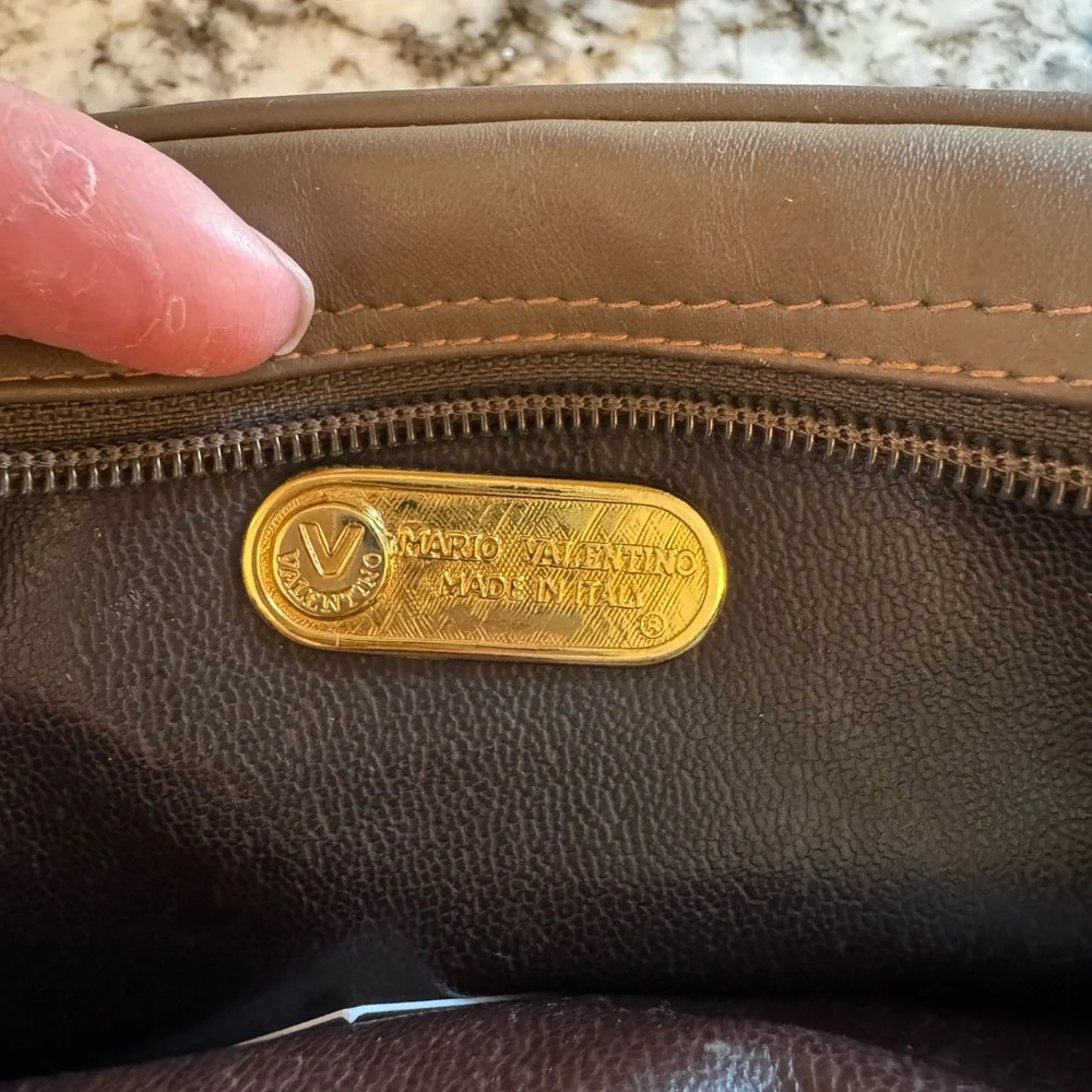 Valentino Vintage Brown Crossbody Bag